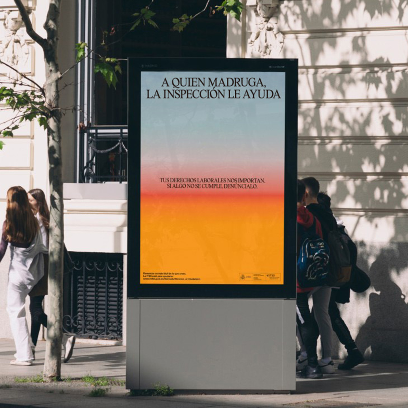 Campaign "To those who get up early, the inspection helps"