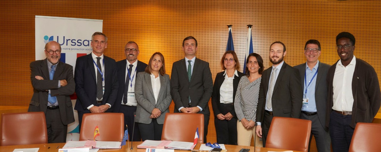 Representantes da ITSS e da Urssaf en París
